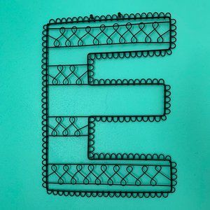 Pottery Barn wall decor letters